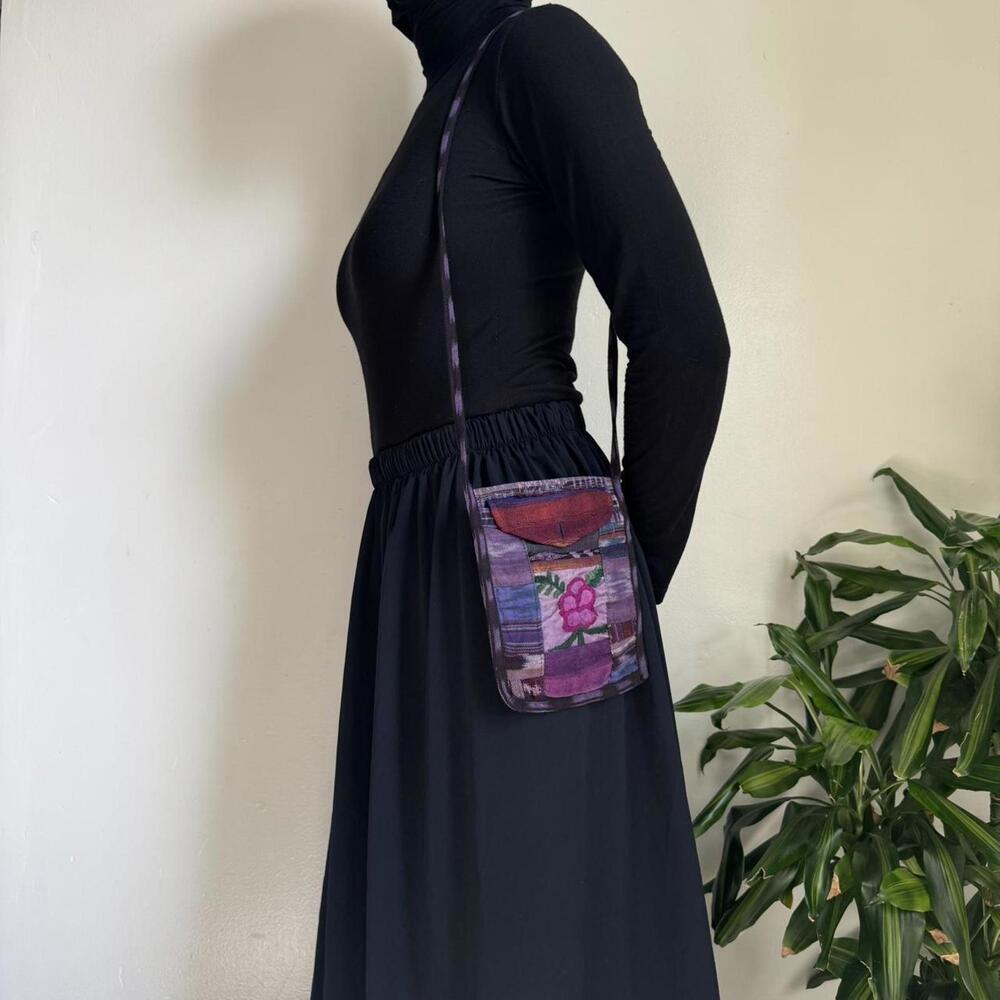 Vintage Boho hippie Cross body/shoulder mini‎ bag - Picture 4 of 5